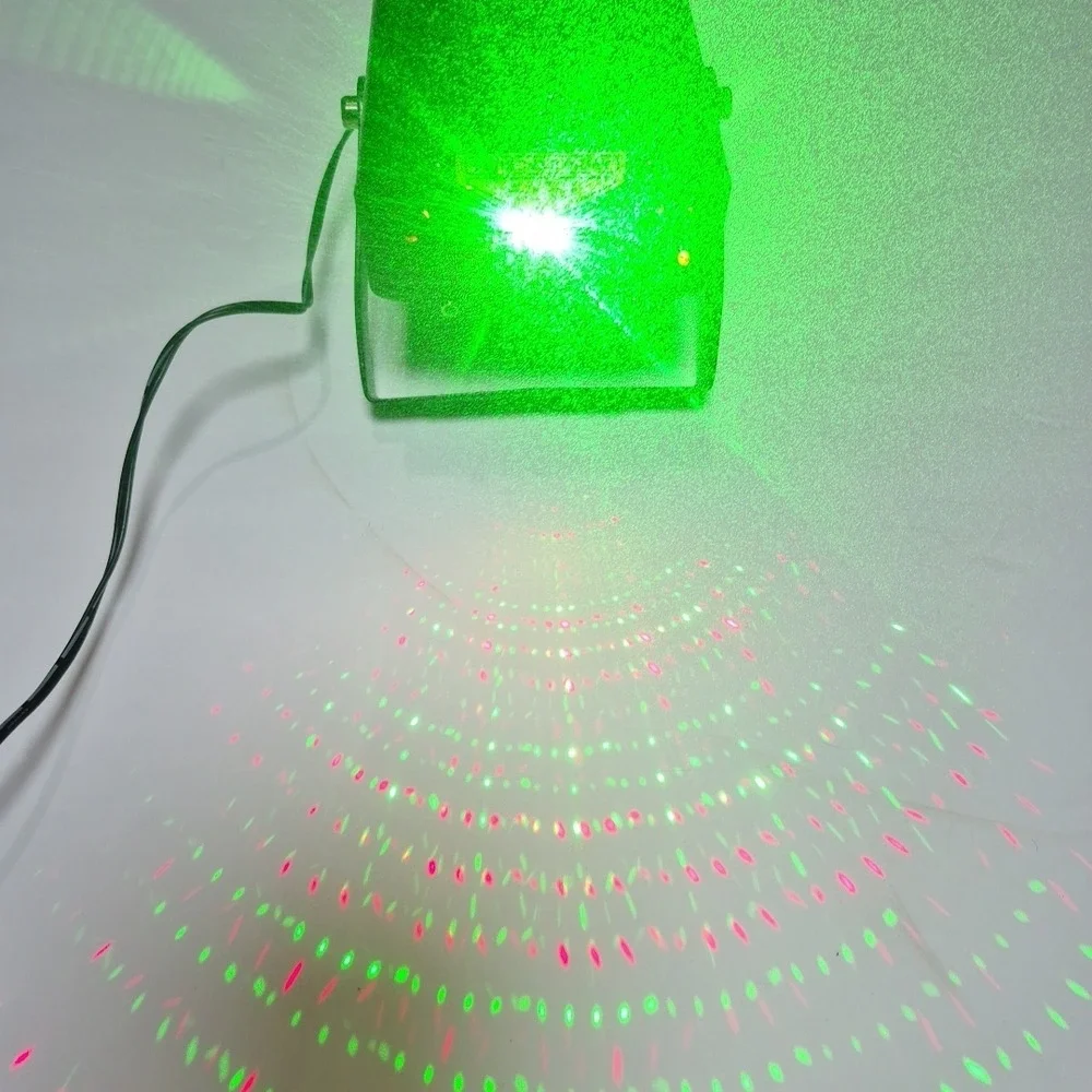 American DJ Micro Galaxian Laser Projector Unisex OS Black Red‎ Green Star